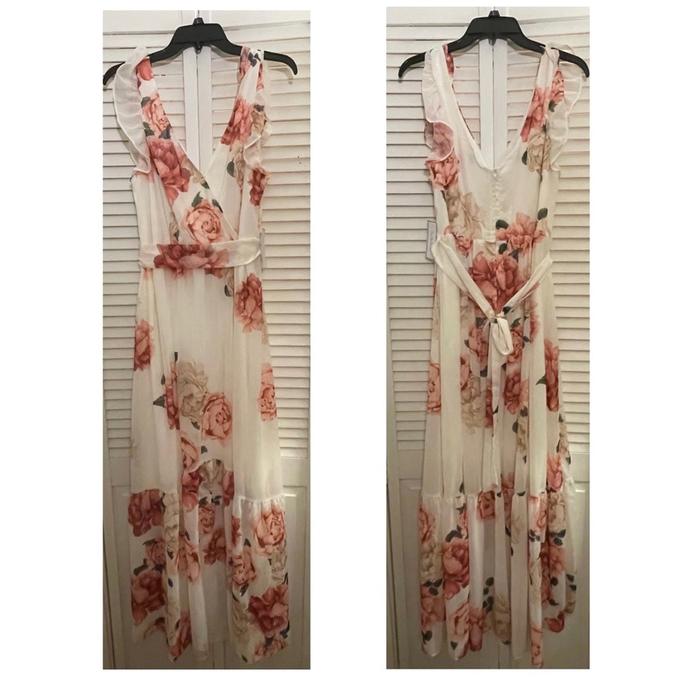 JC Penny Premier Amour Floral LongDress
